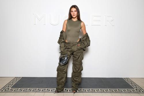 Stefanie Giesinger at Mugler Womenswear SS25, Paris Fashion Week, September 2024 1
