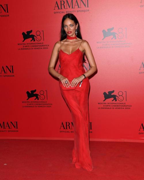 Yulia German at Armani Beauty Dinner Photocall at 81st Venice International Film Festival