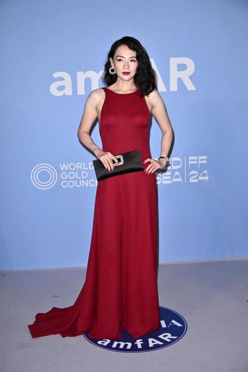 Zhang Ziyi at AmfAR Gala at 81st Venice Film Festival 1