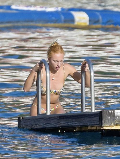 Anna Ermakova in Bikini at Beach in Monaco, September 2024 4