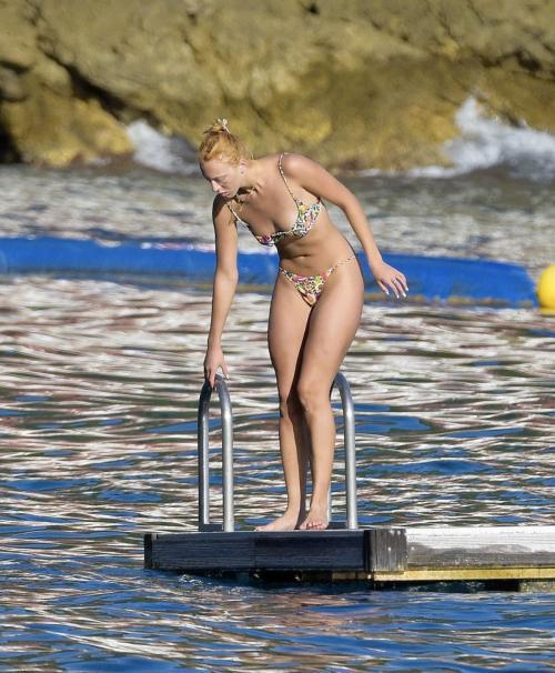 Anna Ermakova in Bikini at Beach in Monaco, September 2024 7