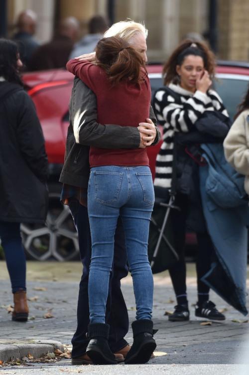 Anna Friel and David Threlfall on Set of Jimmy McGovern