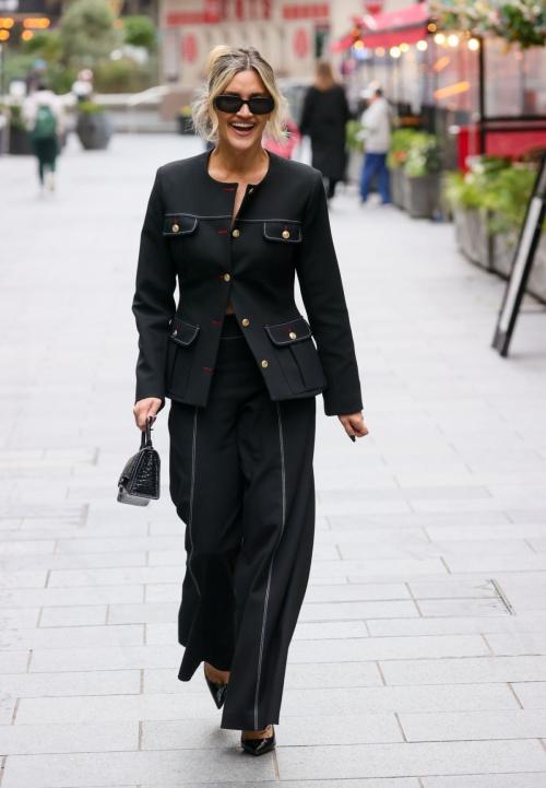 Ashley Roberts Arrives at Heart Radio in London, October 2024 2
