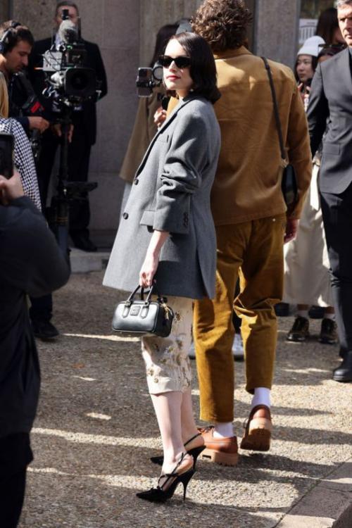 Daisy Ridley Arrives at Miu Miu Fashion Show at Paris Fashion Week, October 2024 2