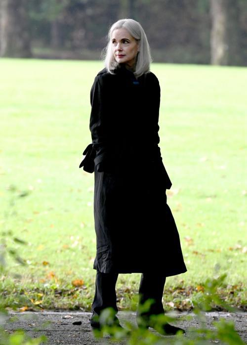 Elizabeth McGovern on Set of The Talamasca in New York, October 2024 1