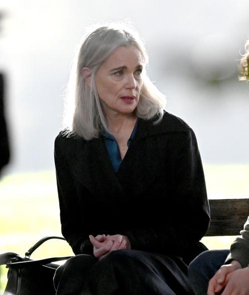 Elizabeth McGovern on Set of The Talamasca in New York, October 2024 4