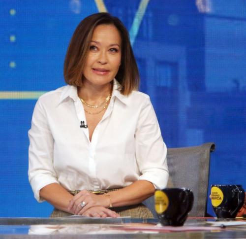 Eva Pilgrim at Good Morning America in New York, October 2024 2