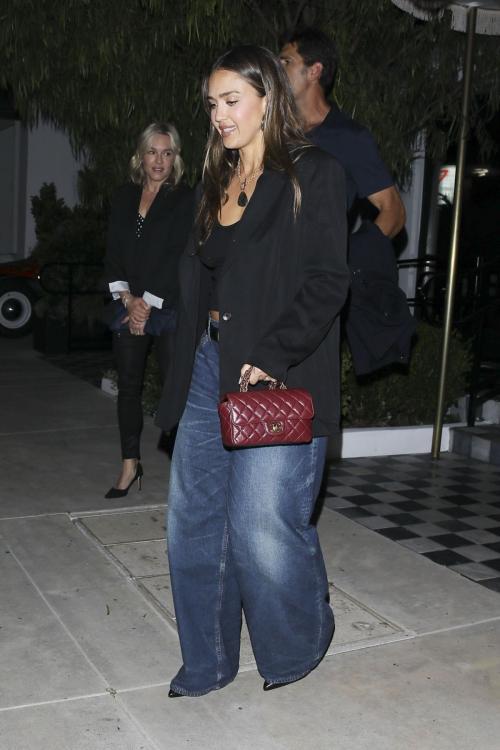 Jessica Alba and Cash Warren Out in West Hollywood, October 2024