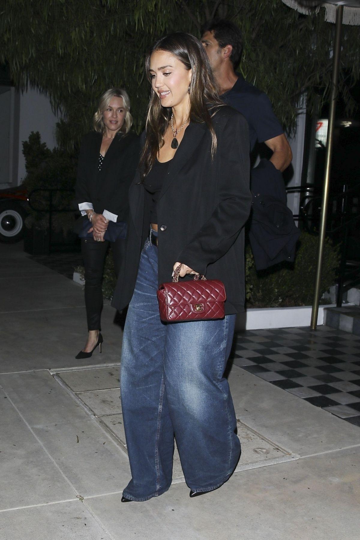 Jessica Alba and Cash Warren Out in West Hollywood, October 2024