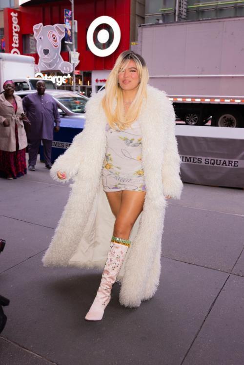 Karol G at Office Building Times Square New York, October 2024 3