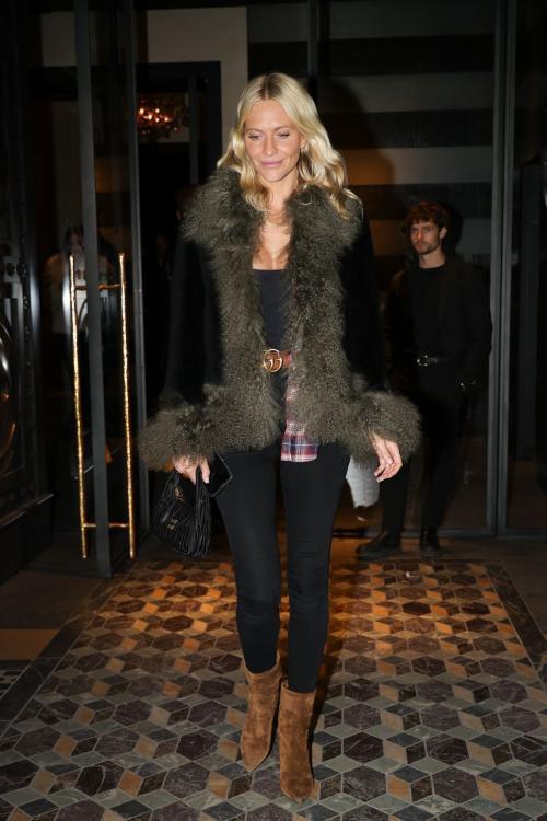 Poppy Delevingne Arrives at Costes at Paris Fashion Week, September 2024 6