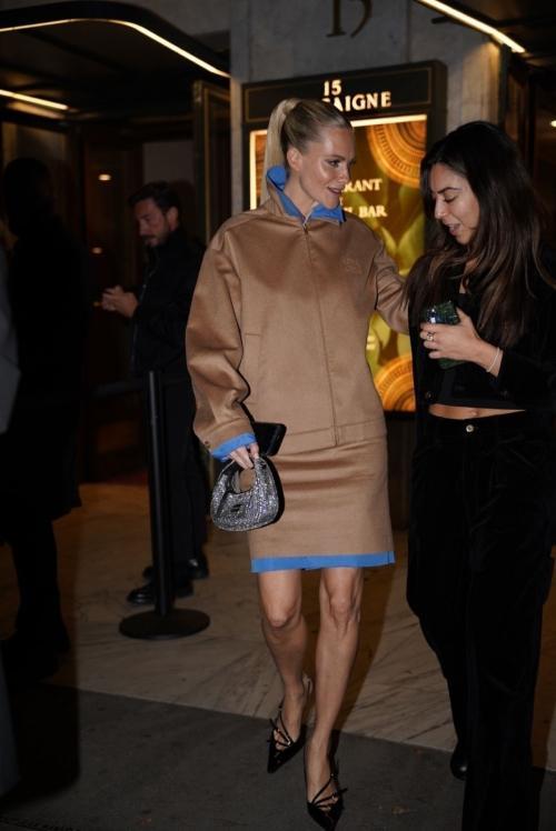 Poppy Delevingne Arrives at Miu Miu Dinner Party at Paris Fashion Week, October 2024 5