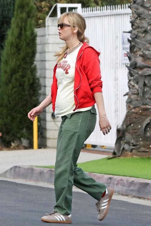 Pregnant Jennifer Lawrence Out in Los Angeles, October 2024 5