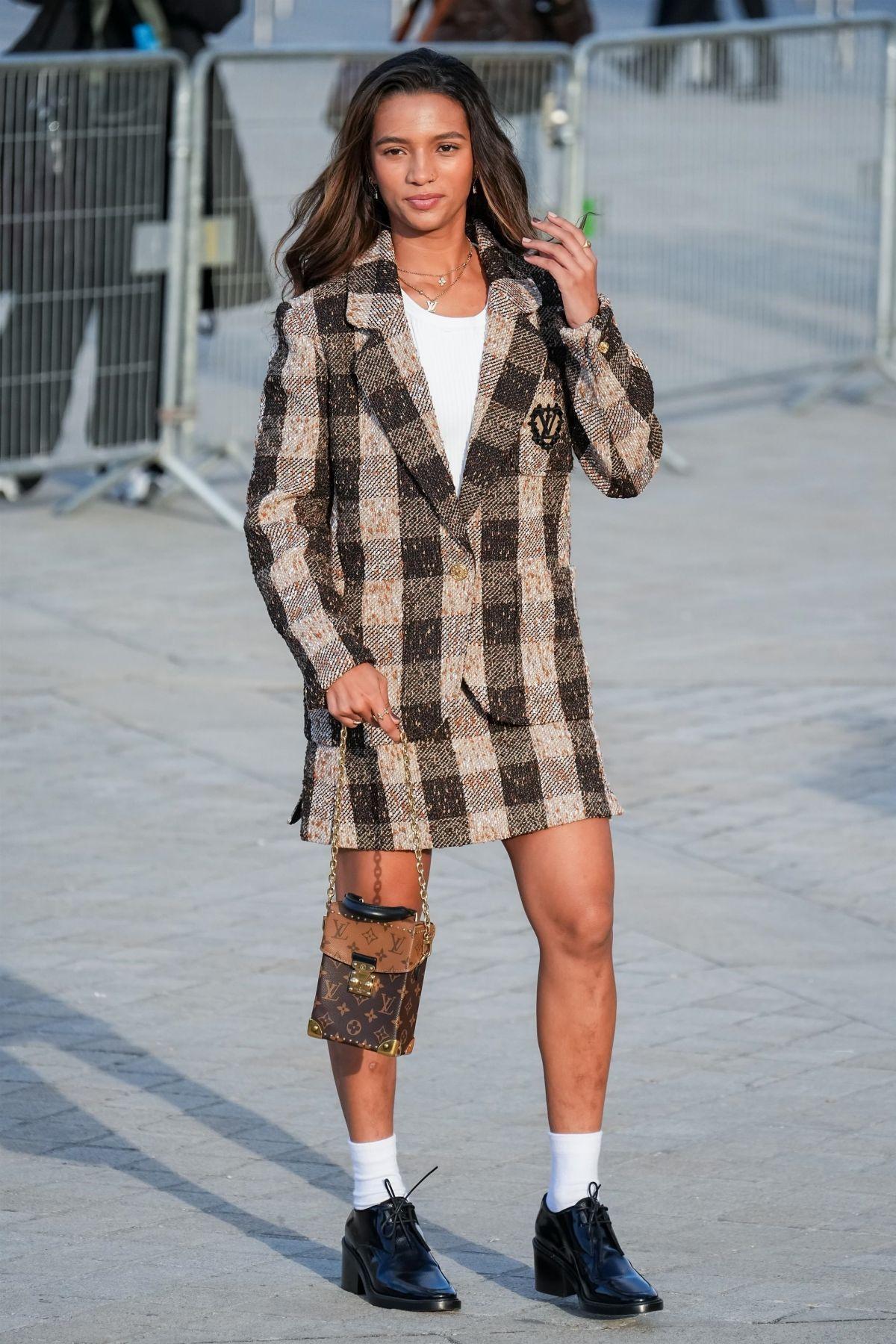 Rayssa Leal at Louis Vuitton Show at Paris Fashion Week, October 2024