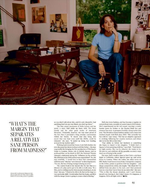 Rebecca Hall in Financial Times HTSI, September 2024 2
