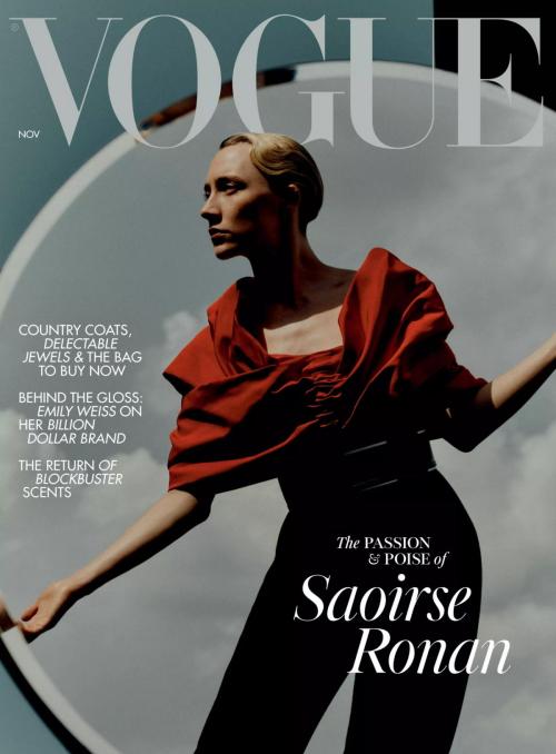 Saoirse Ronan in Vogue UK, November 2024