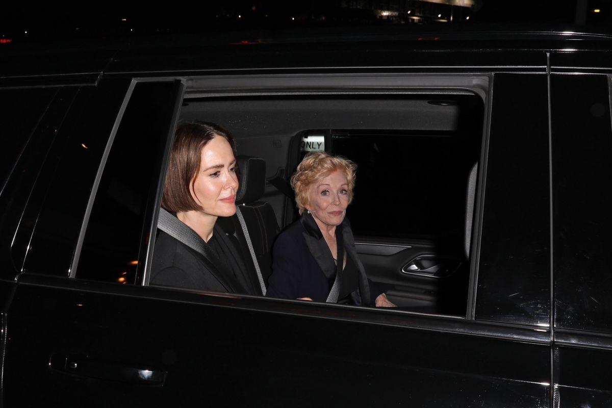 Sarah Paulson and Holland Taylor Leave Chateau Marmont in Los Angeles, October 2024