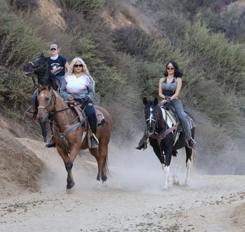 Saweetie and Shygirl Horseback Riding in Hollywood Hills, October 2024 1
