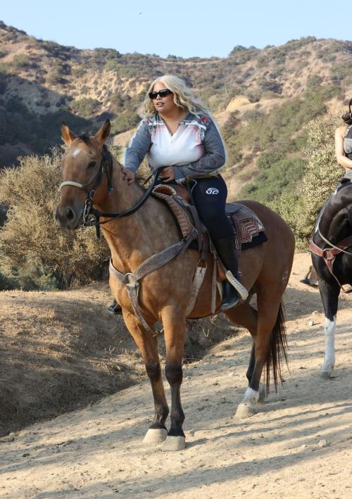 Saweetie and Shygirl Horseback Riding in Hollywood Hills, October 2024 3
