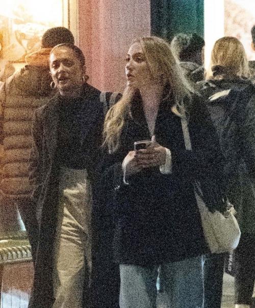 Tilly Keeper and Amy-Leigh Hickman Night Out Groucho Club London, October 2024 1