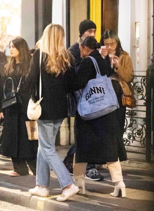 Tilly Keeper and Amy-Leigh Hickman Night Out Groucho Club London, October 2024 2