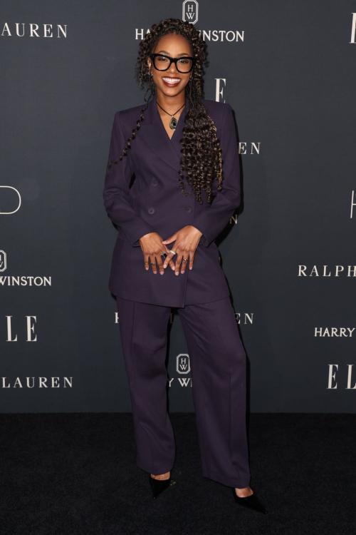 Alyah Chanelle Scott at Elle Women in Hollywood Gala in Beverly Hills, November 2024