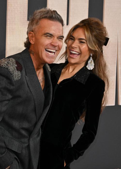 Ayda Field and Robbie Williams at Better Man Premiere, London, November 2024 1