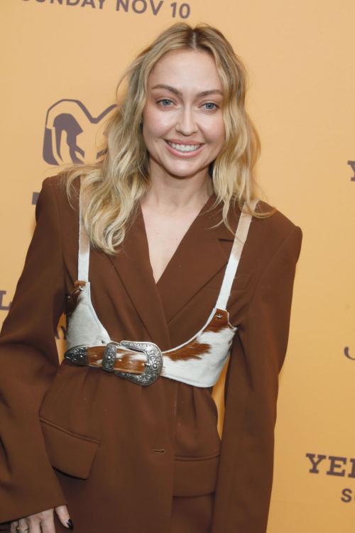 Brandi Cyrus at Yellowstone Premiere Museum of Modern Art, Nov 2024