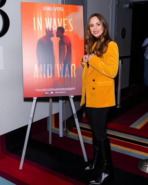 Eliza Dushku at In Waves and War Screening in New York, November 2024