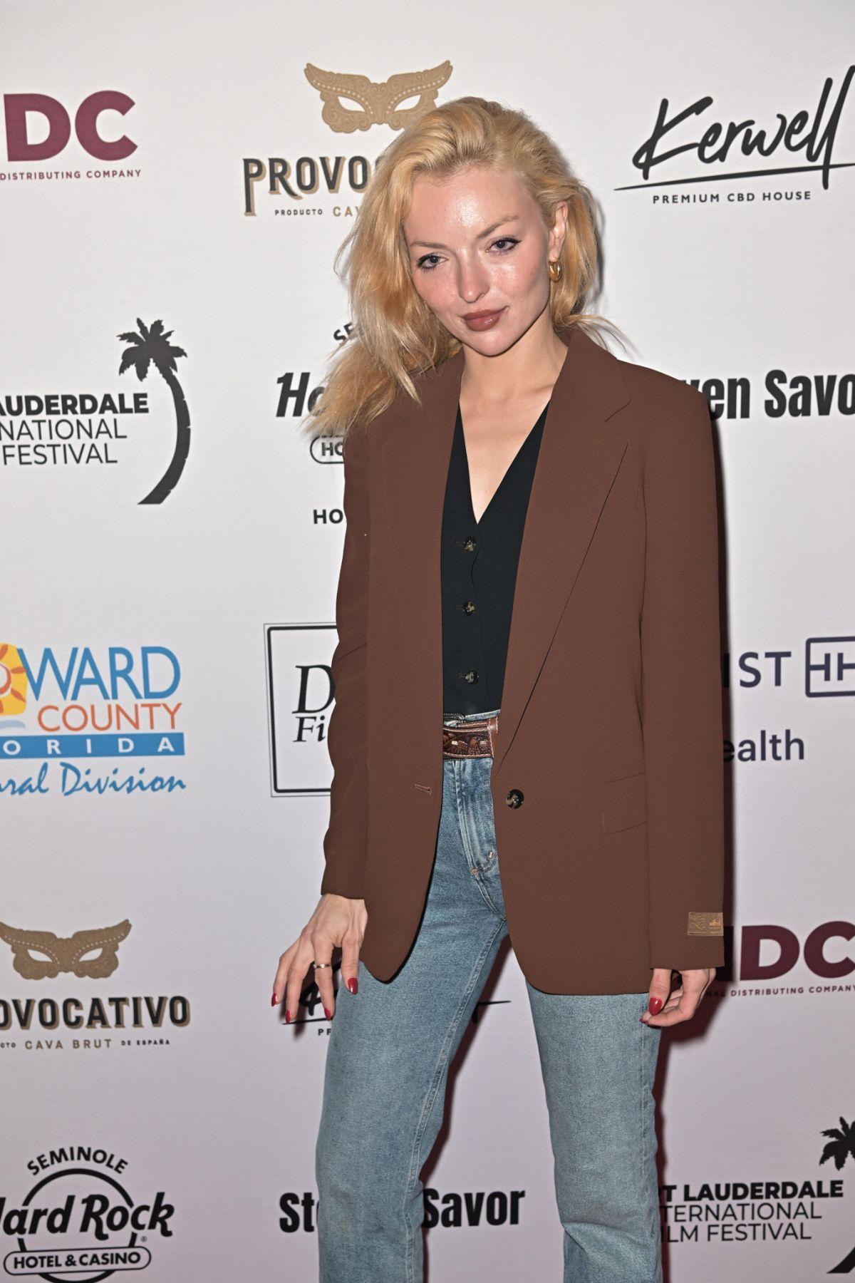 Francesca Eastwood at Queen of the Ring Premiere Fort Lauderdale, November 2024