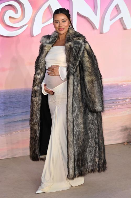 Montana Brown at Moana 2 UK Premiere in London, November 2024