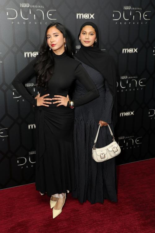Nanzeeba and Nabiha Ahmad at After-Party of HBO's Dune Prophecy Premiere, NYC, October 2024
