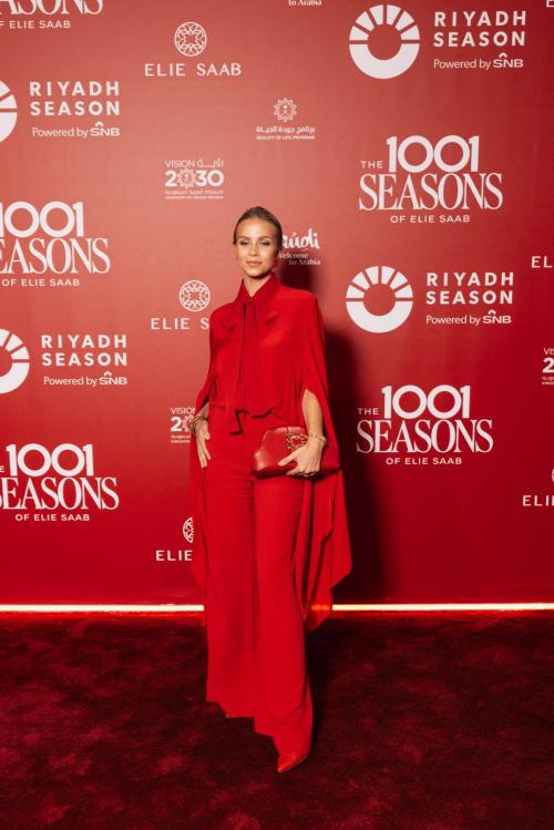 Simona Jakstaite at Elie Saab Anniversary Fashion Show, November 2024 5