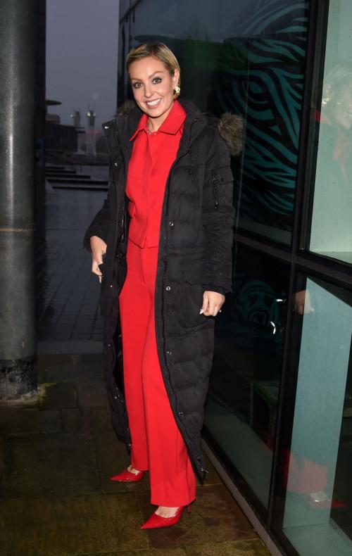 Amy Dowden Leaves BBC Breakfast Studios in Manchester, December 2024 3