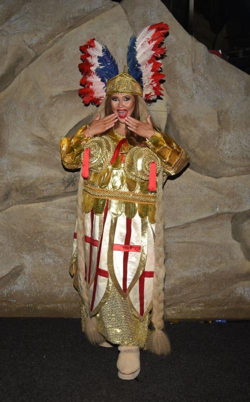 Charlotte Dawson and Kelsey Beth-Crossley in Aladdin Panto Costumes, December 2024 11