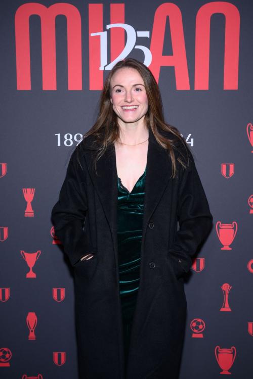 Christy Grimshaw at 125th Anniversary of AC Milan Party in Milan, December 2024