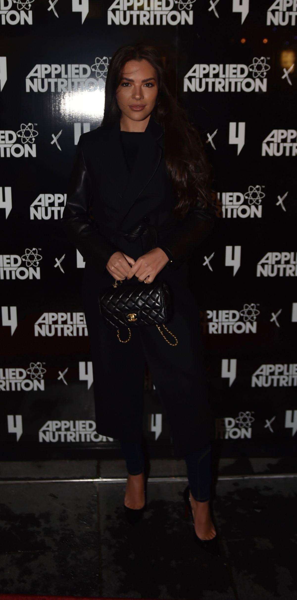 Gemma Owen at Applied Nutrition Pop-Up Event, December 2024