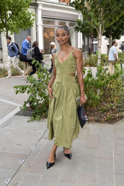 Imani-Lara Lansiquot at Dinner Party Launch of House of Kaos, London