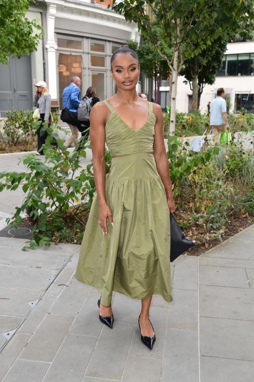 Imani-Lara Lansiquot at Dinner Party Launch of House of Kaos, London 2