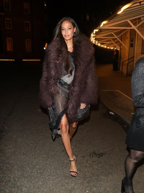 Joan Smalls at Vas J Morgan British Fashion Awards Afterparty, December 2024