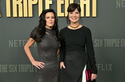Keri Selig and Carlota Espinosa at The Six Triple Eight Premiere, December 2024 2