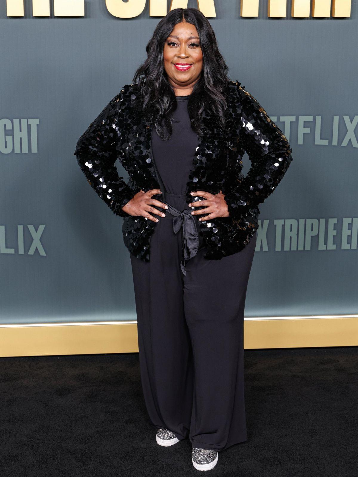 Loni Love at The Six Triple Eight Premiere in Los Angeles, December 2024