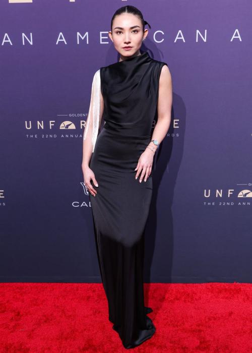 Maria Zhang at Unforgettable Gala Asian American Awards, December 2024