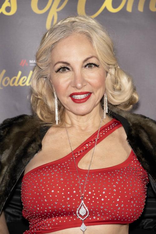 Michelle Farrell at Models of Comedy Christmas Special, December 2024