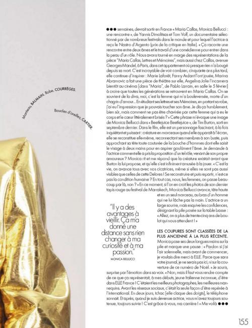 Monica Bellucci Appears in Elle Magazine, December 2024 10