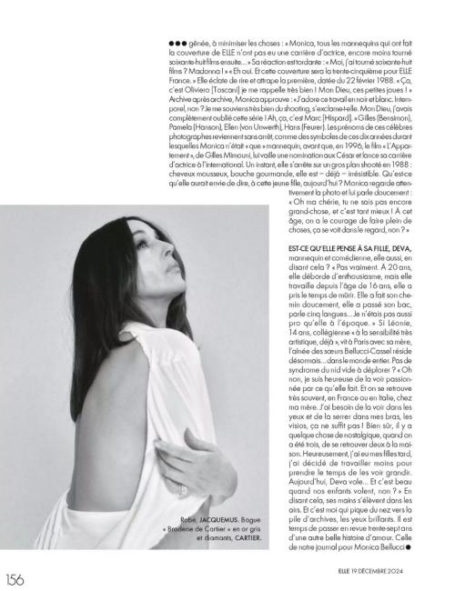 Monica Bellucci in Elle Magazine, December 2024 11