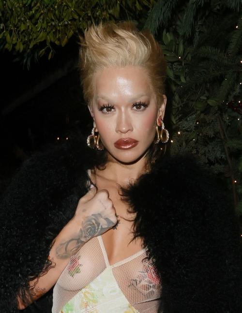 Rita Ora at Vas J Morgan British Fashion Awards Afterparty, December 2024 4