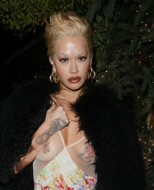 Rita Ora at Vas J Morgan British Fashion Awards Afterparty, December 2024 5