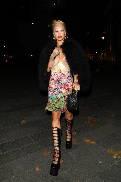 Rita Ora at Vas J Morgan British Fashion Awards Afterparty, December 2024 6