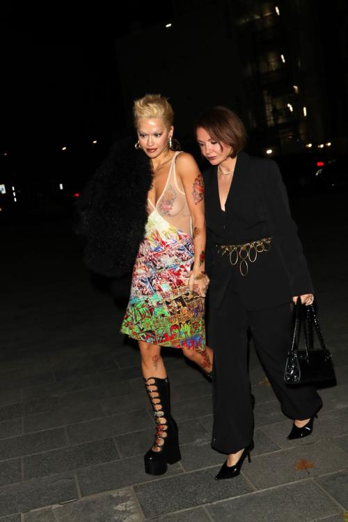 Rita Ora at Vas J Morgan British Fashion Awards Afterparty, December 2024 7